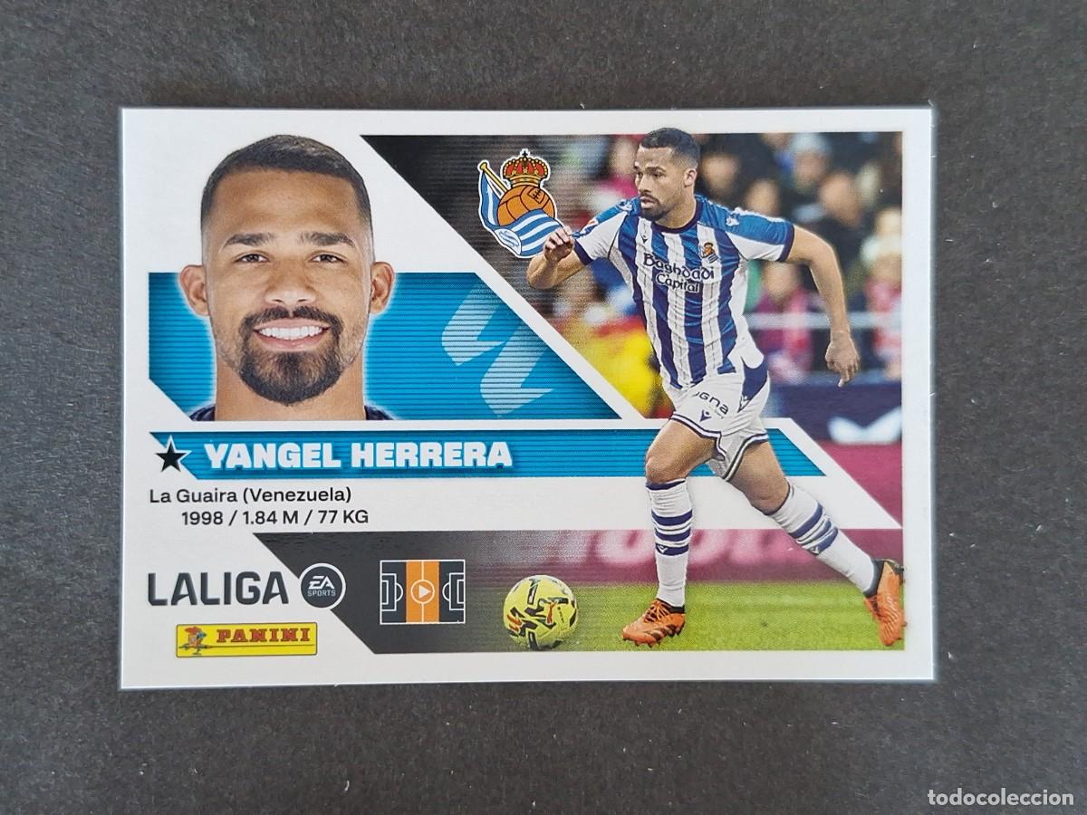 Cromos de f&uacute;tbol: L1 YANGEL HERRERA REAL SOCIEDAD LIGA ESTE 2026 2027 26 27 NUNCA PEGADO SIN PEGAR