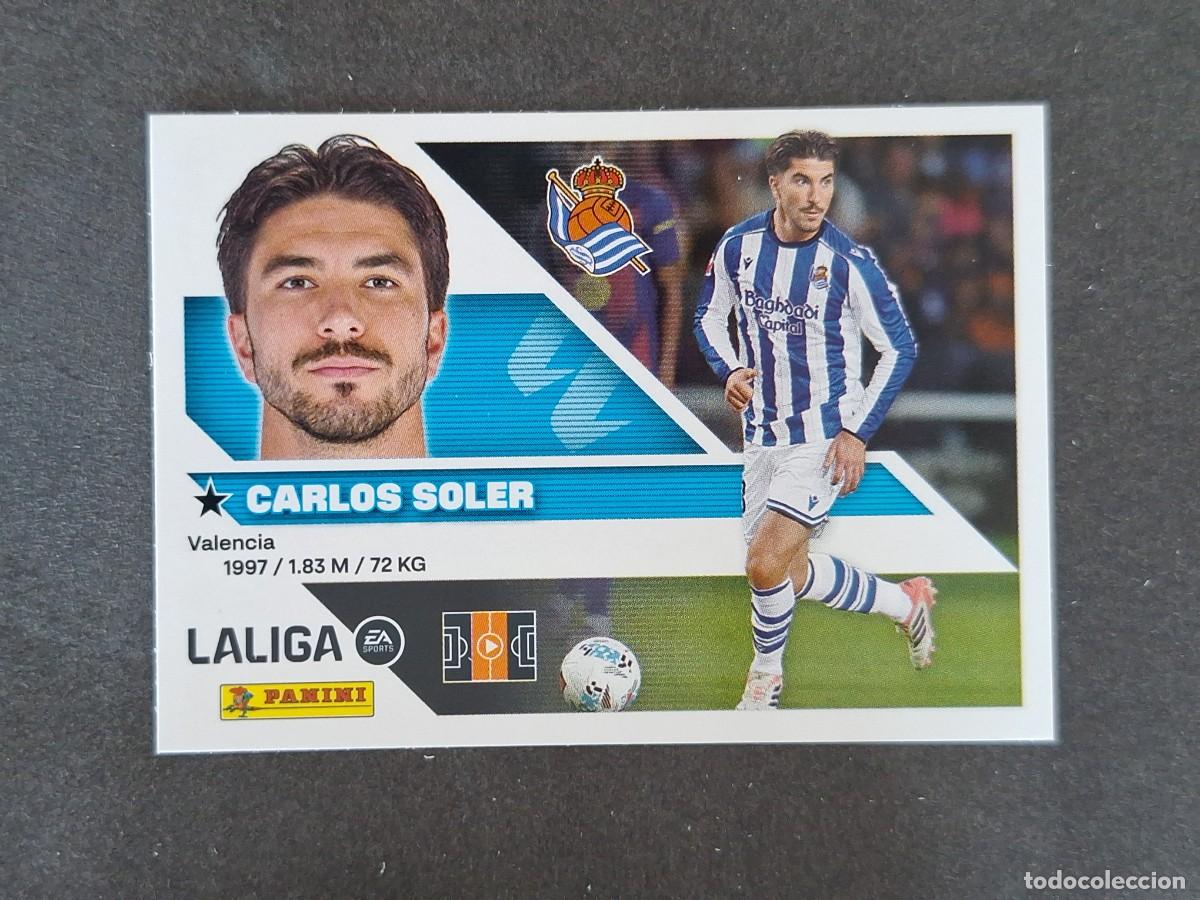 Cromos de f&uacute;tbol: L1 CARLOS SOLER REAL SOCIEDAD LIGA ESTE 2026 2027 26 27 NUNCA PEGADO SIN PEGAR