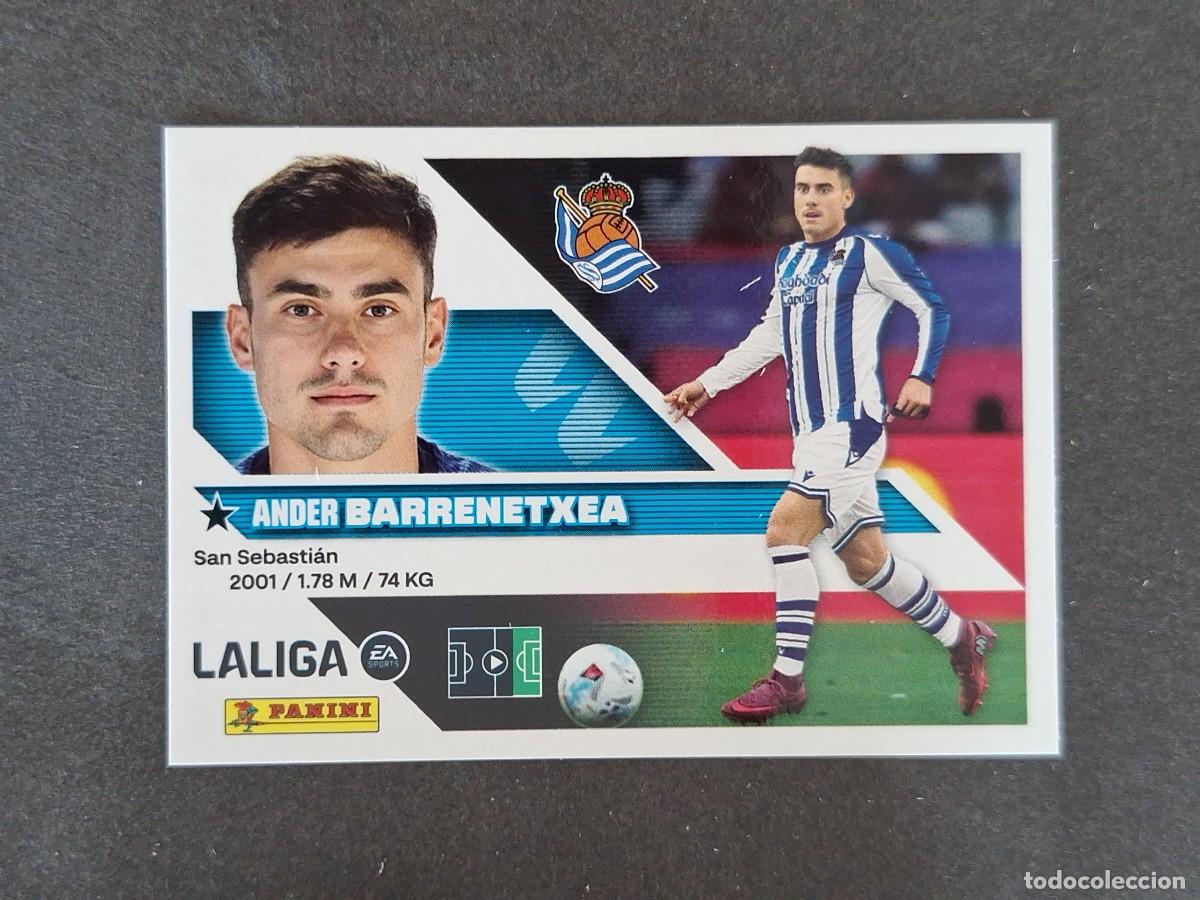 Cromos de f&uacute;tbol: L1 BARRENETXEA REAL SOCIEDAD LIGA ESTE 2026 2027 26 27 NUNCA PEGADO SIN PEGAR
