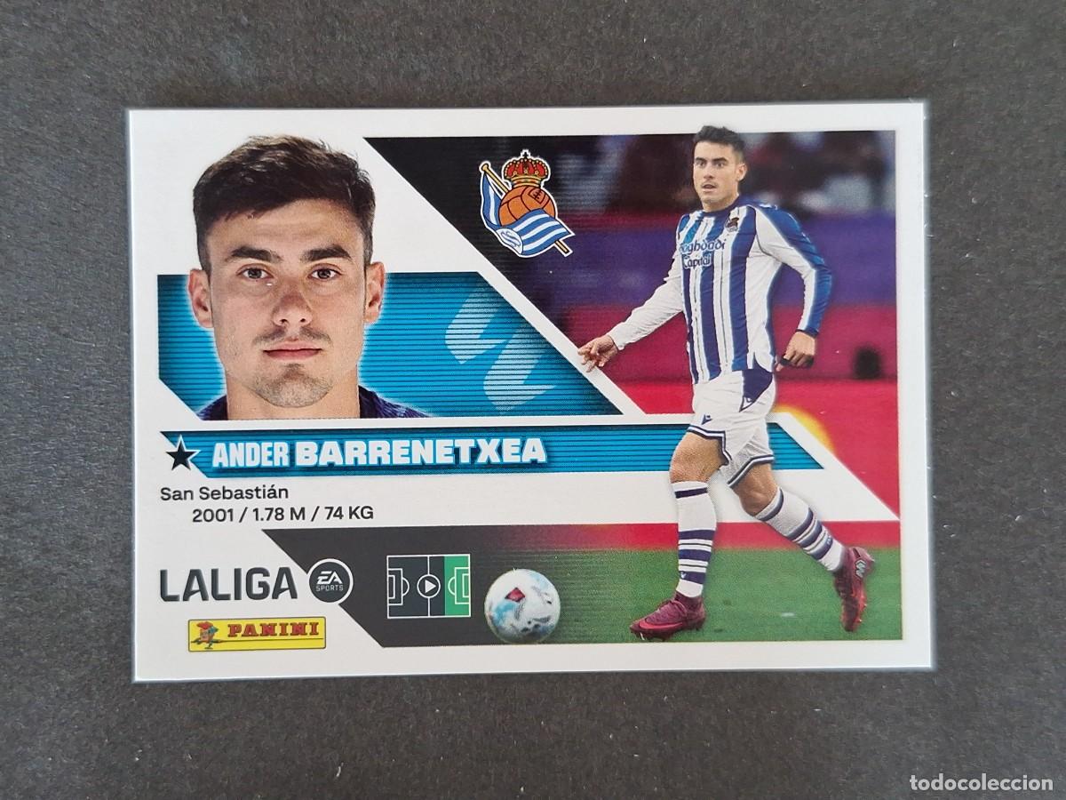Cromos de f&uacute;tbol: L1 BARRENETXEA REAL SOCIEDAD LIGA ESTE 2026 2027 26 27 NUNCA PEGADO SIN PEGAR