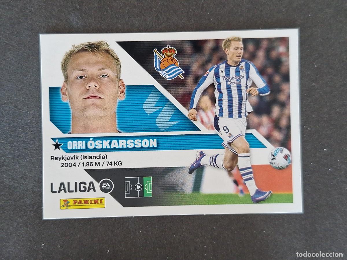Cromos de f&uacute;tbol: L1 OSKARSSON REAL SOCIEDAD LIGA ESTE 2026 2027 26 27 NUNCA PEGADO SIN PEGAR