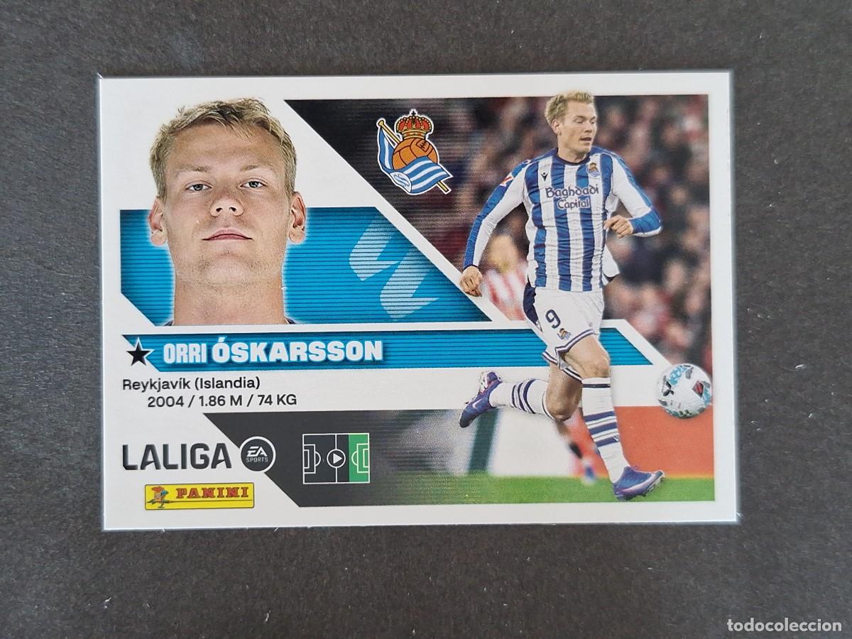 Cromos de f&uacute;tbol: L1 OSKARSSON REAL SOCIEDAD LIGA ESTE 2026 2027 26 27 NUNCA PEGADO SIN PEGAR