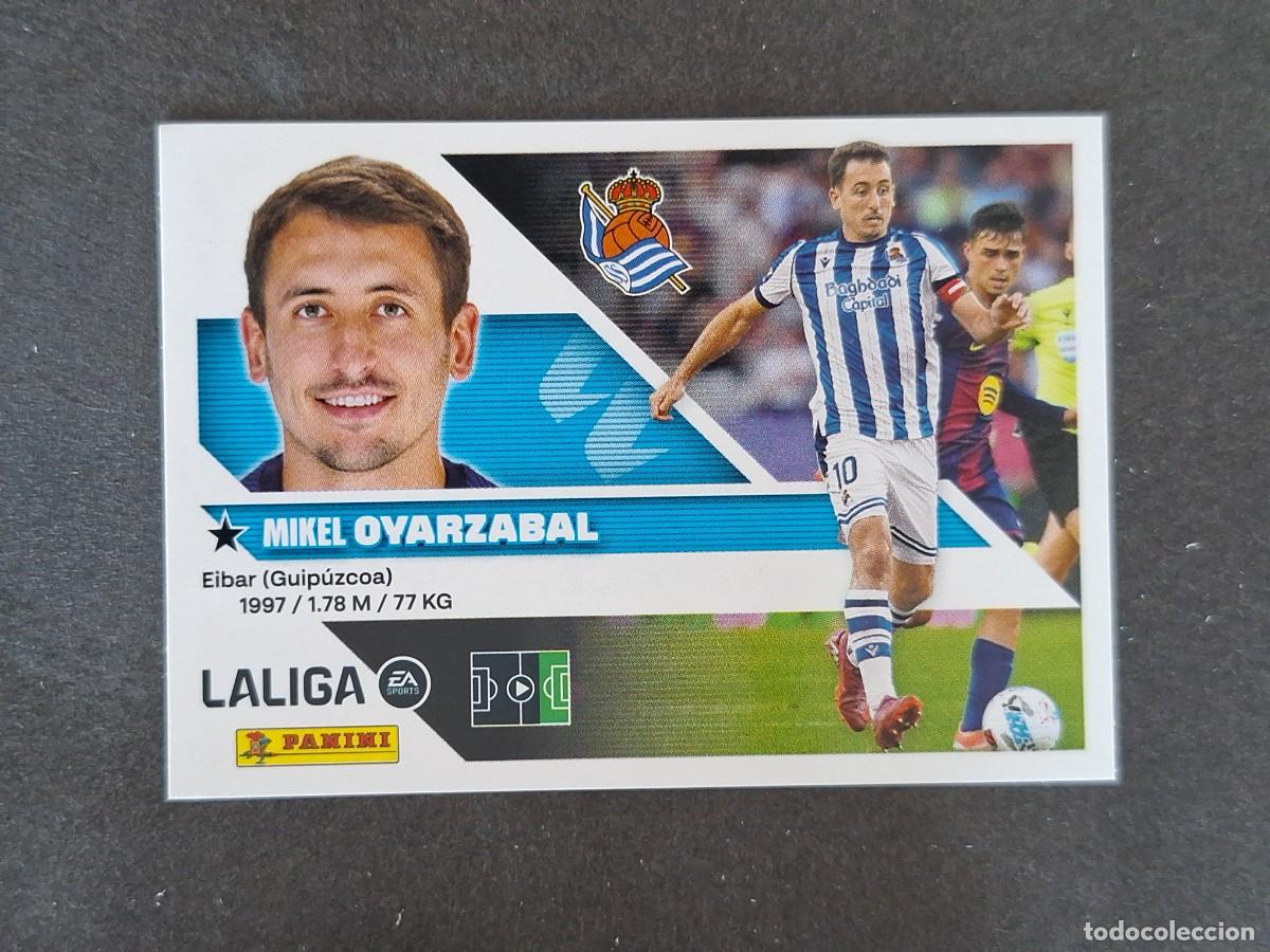 Cromos de f&uacute;tbol: L1 OYARZABAL REAL SOCIEDAD LIGA ESTE 2026 2027 26 27 NUNCA PEGADO SIN PEGAR