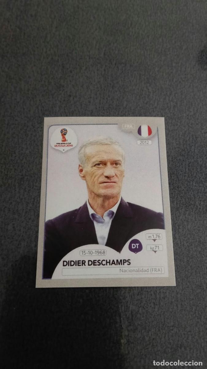 Cromos de f&uacute;tbol: Qatar 2018 World Cup Didier Deschamps No Panini