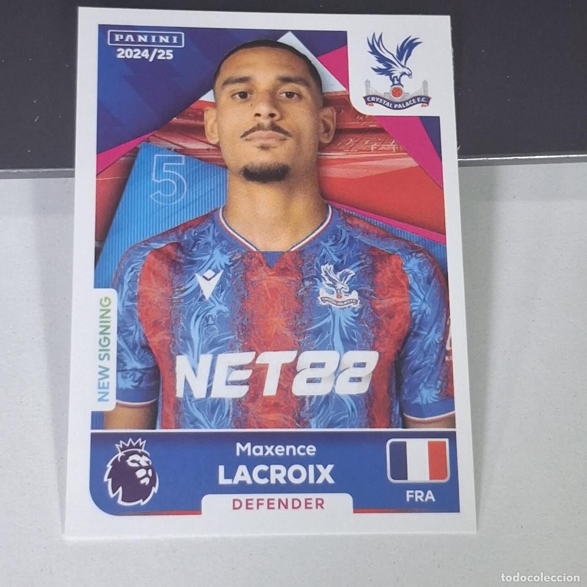 Cromos de f&uacute;tbol: B58 205 MAXENCE LACROIX CRYSTAL PALACE STICKER PANINI PREMIER LEAGUE 24 25 2024 2025