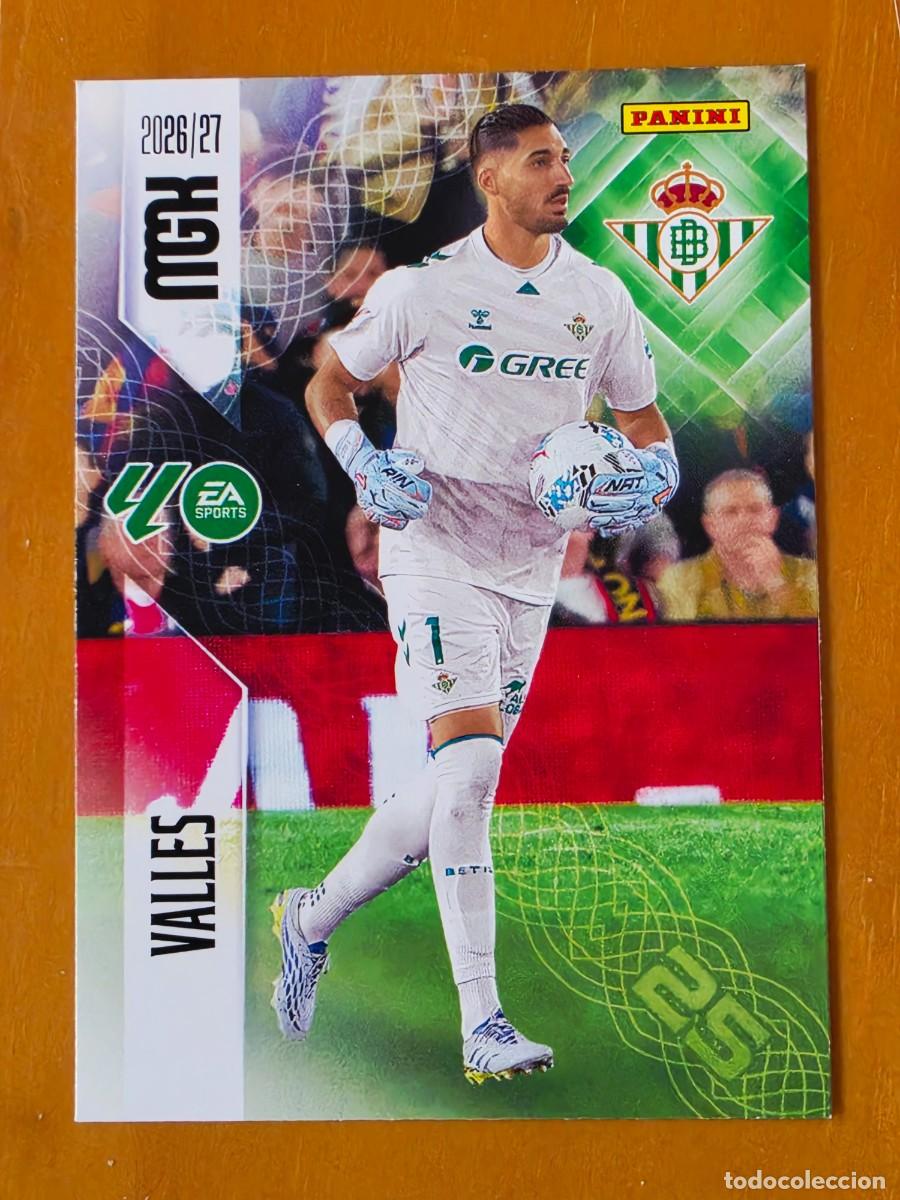 Cromos de f&uacute;tbol: 92 &Aacute;lvaro Valles, Real Betis, Panini Megacracks MGK 2026 2027 26 27