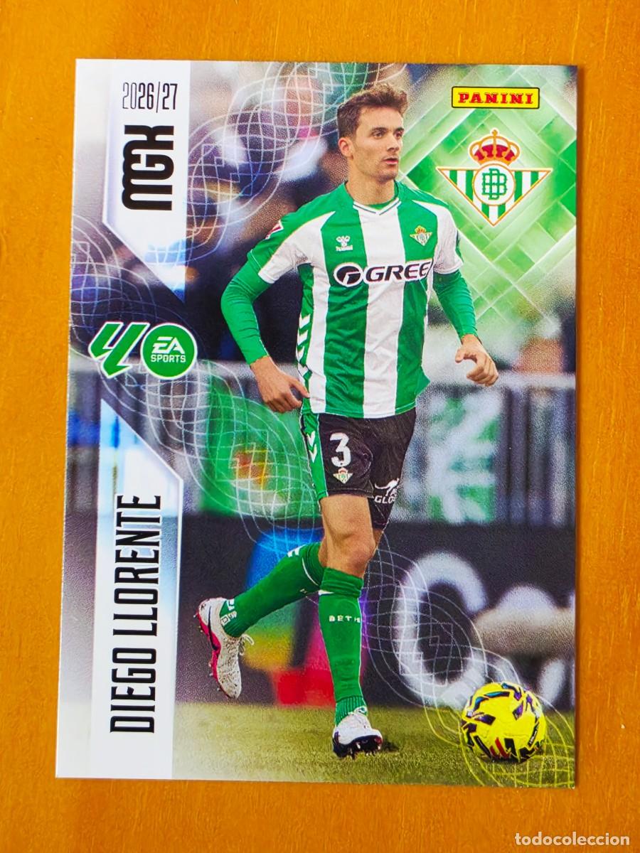 Cromos de f&uacute;tbol: 96 Diego Llorente, Real Betis, Panini Megacracks MGK 2026 2027 26 27