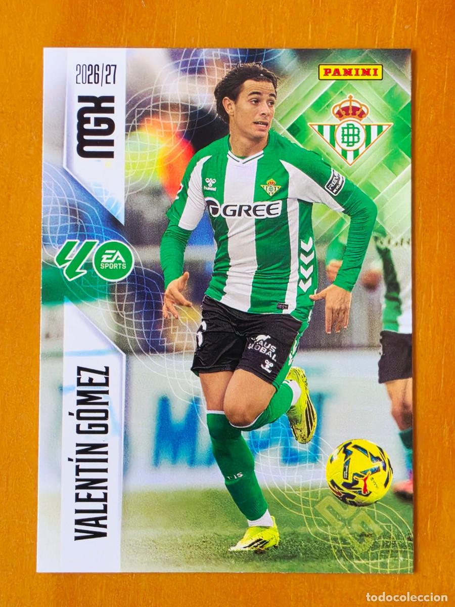 Cromos de f&uacute;tbol: 98 Valent&iacute;n G&oacute;mez, Real Betis, Panini Megacracks MGK 2026 2027 26 27