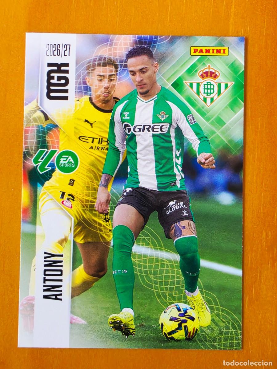Cromos de f&uacute;tbol: 106 Antony dos Santos, Real Betis, Panini Megacracks MGK 2026 2027 26 27