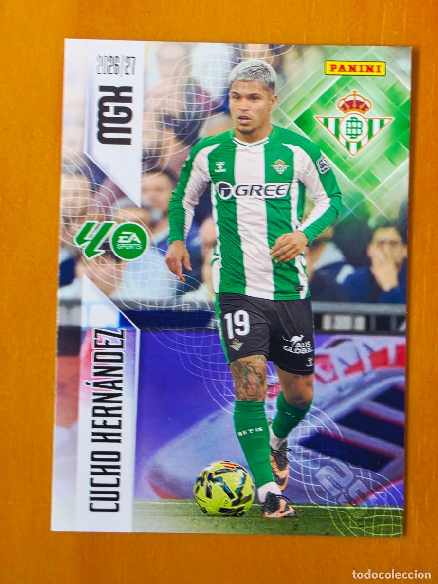 Cromos de f&uacute;tbol: 107 Cucho Hern&aacute;ndez, Real Betis, Panini Megacracks MGK 2026 2027 26 27