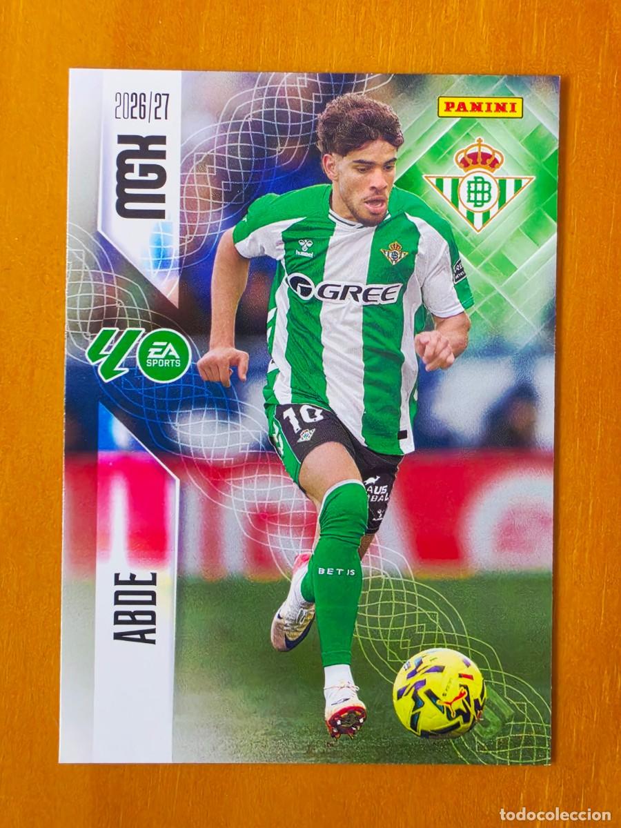 Cromos de f&uacute;tbol: 108 Ez Abde, Real Betis, Panini Megacracks MGK 2026 2027 26 27