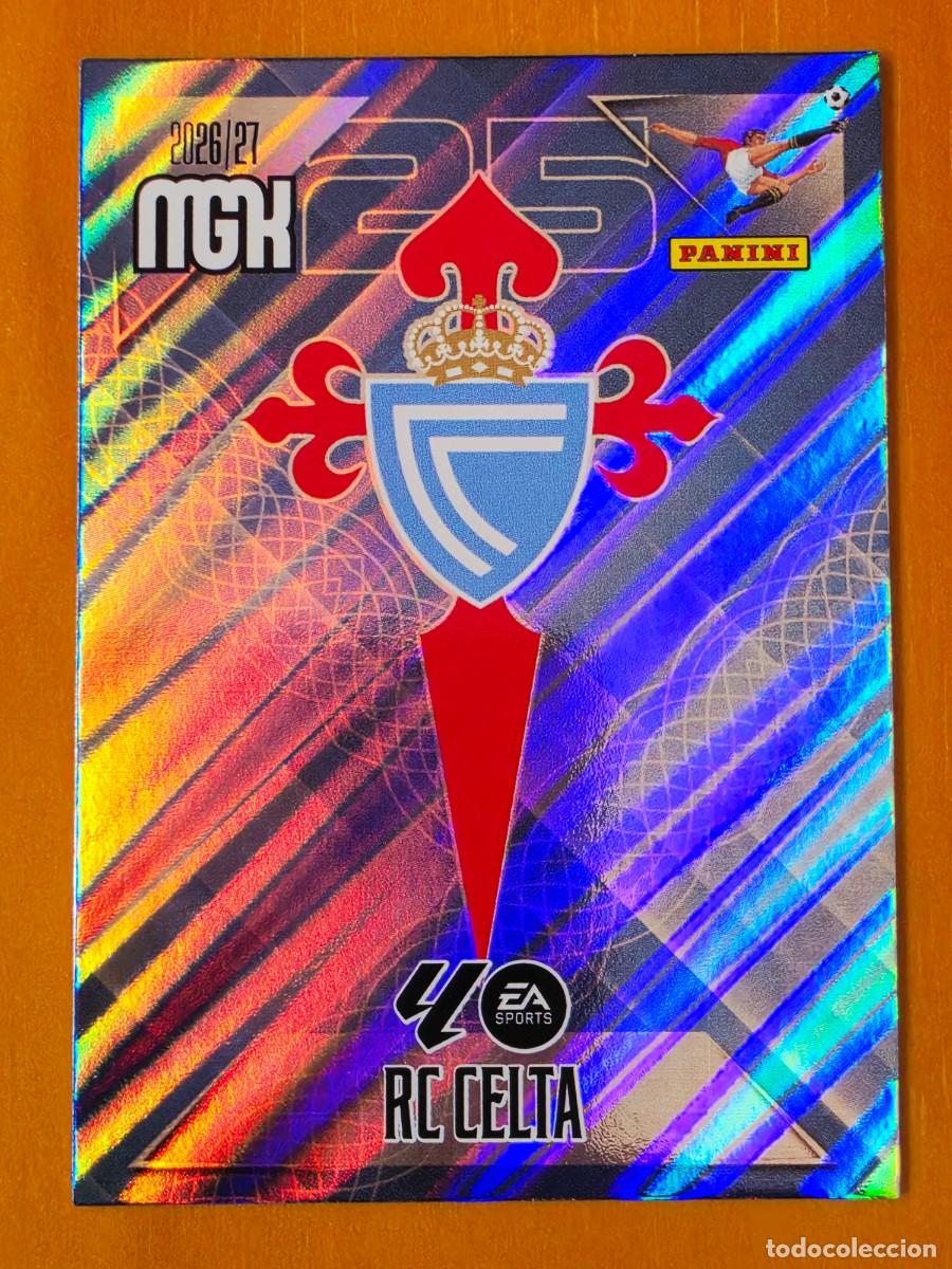 Cromos de f&uacute;tbol: 109 Escudo RC Celta de Vigo, Panini Megacracks MGK 2026 2027 26 27