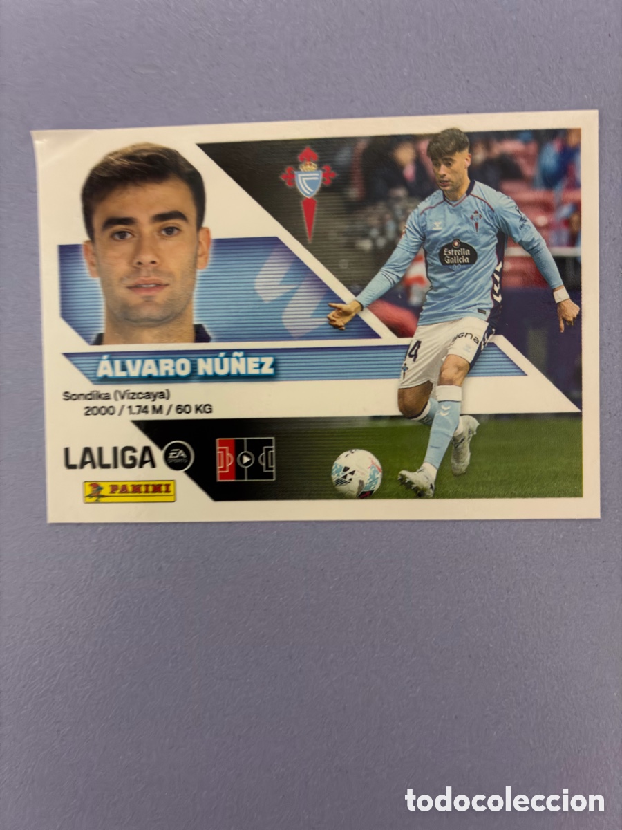 Cromos de f&uacute;tbol: Cromo &Aacute;lvaro N&uacute;&ntilde;ez N.&ordm; 5 - RC Celta de Vigo - Colecci&oacute;n Este / Panini Liga 2026-27
