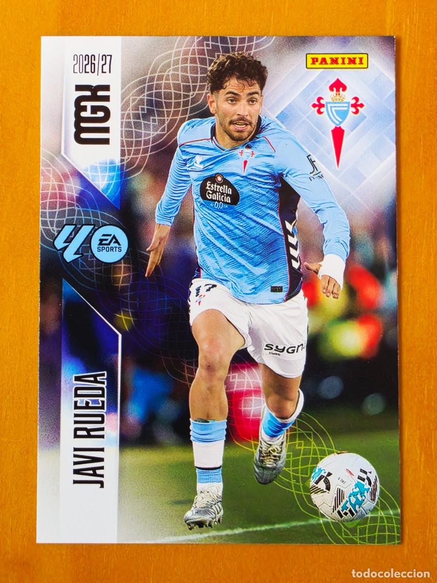 Cromos de f&uacute;tbol: 112 Javi Rueda, RC Celta de Vigo, Panini Megacracks MGK 2026 2027 26 27