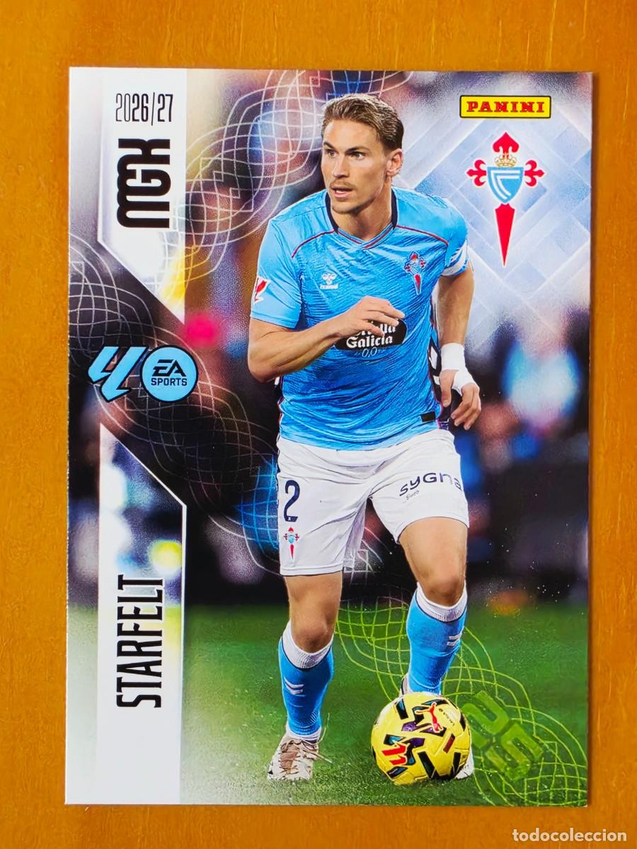 Cromos de f&uacute;tbol: 115 Carl Starfelt, RC Celta de Vigo, Panini Megacracks MGK 2026 2027 26 27