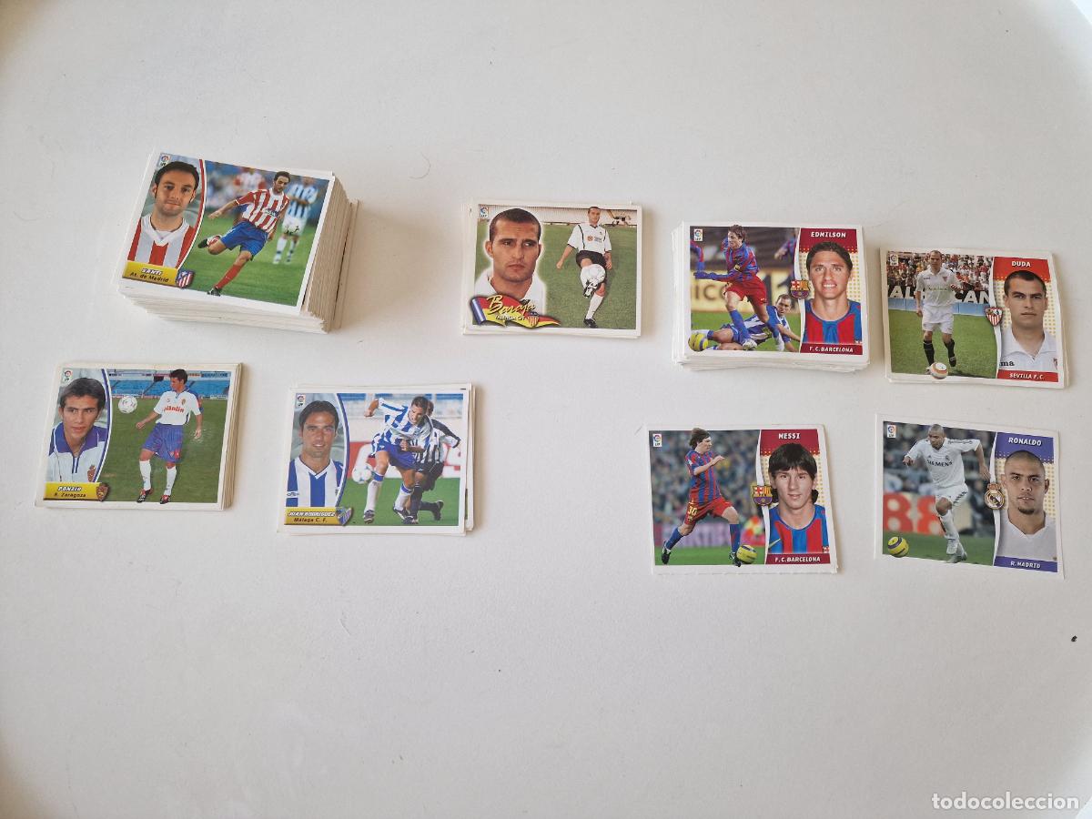 Cromos de f&uacute;tbol: LOTE CROMOS FICHAJES COLOCAS LIGA 2000 2001 2003 2004 2006 2007 EDITORIAL ESTE MESSI