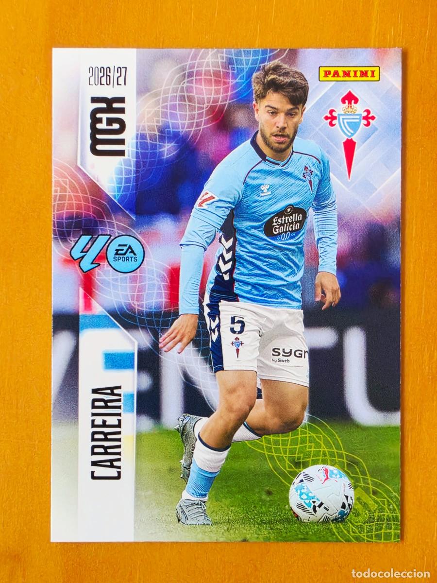 Cromos de f&uacute;tbol: 117 Sergio Carreira, RC Celta de Vigo, Panini Megacracks MGK 2026 2027 26 27