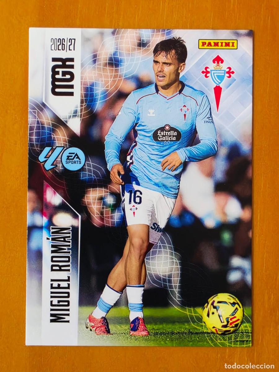 Cromos de f&uacute;tbol: 119 Miguel Rom&aacute;n, RC Celta de Vigo, Panini Megacracks MGK 2026 2027 26 27