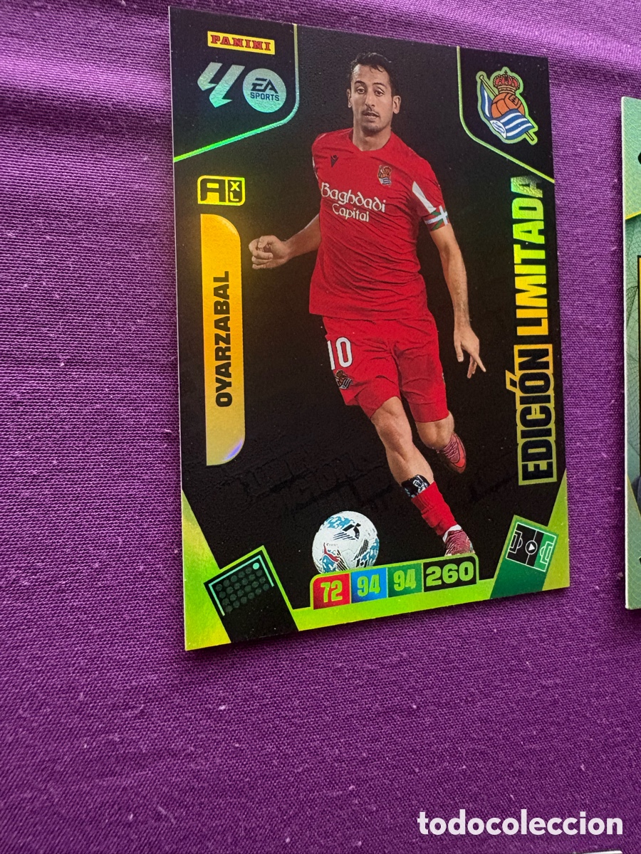 Cromos de f&uacute;tbol: Oyarzabal Real Sociedad Edici&oacute;n limitada Adrenalyn XL 2025/26 25/26