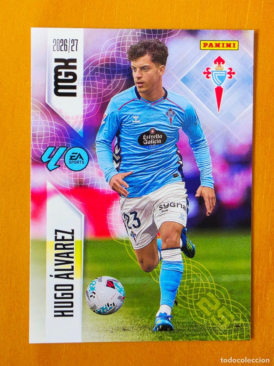 Cromos de f&uacute;tbol: 120 Hugo &Aacute;lvarez, RC Celta de Vigo, Panini Megacracks MGK 2026 2027 26 27