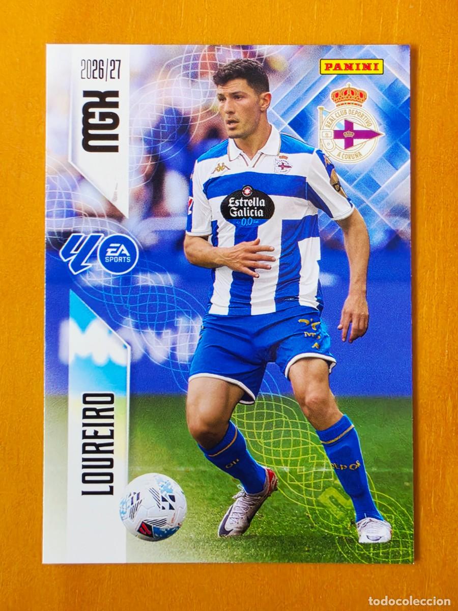 Cromos de f&uacute;tbol: 131 Miguel Loureiro, Deportivo de A Coru&ntilde;a, Panini Megacracks MGK 2026 2027 26 27