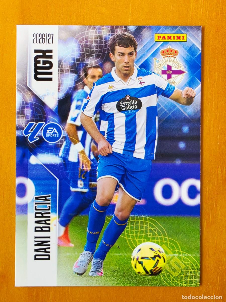 Cromos de f&uacute;tbol: 133 Dani Barcia, Deportivo de A Coru&ntilde;a, Panini Megacracks MGK 2026 2027 26 27