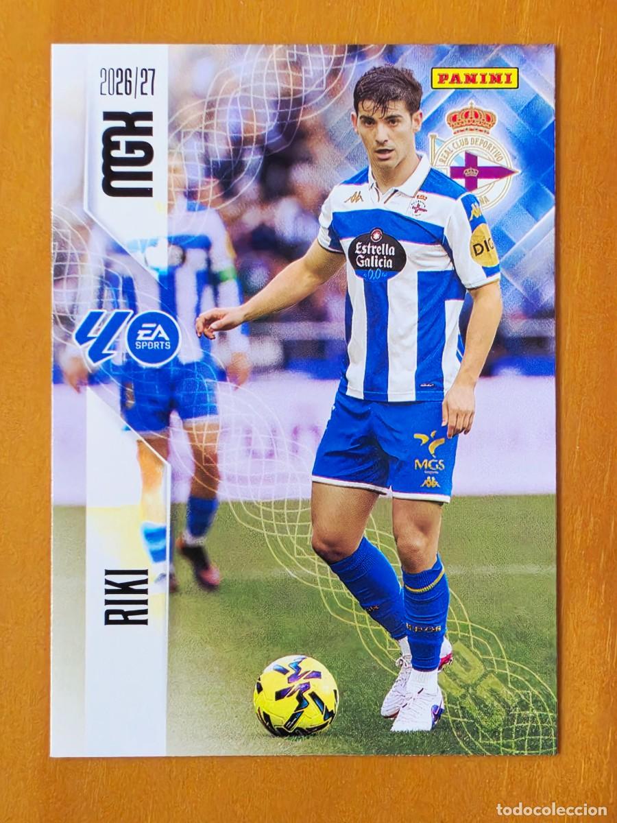 Cromos de f&uacute;tbol: 137 Riki, Deportivo de A Coru&ntilde;a, Panini Megacracks MGK 2026 2027 26 27
