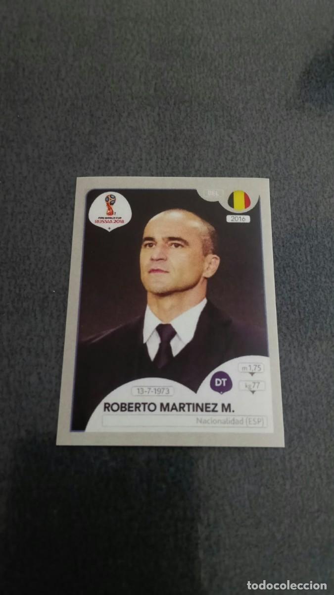 Cromos de f&uacute;tbol: Qatar 2018 World Cup Roberto Martinez Belgica No Panini
