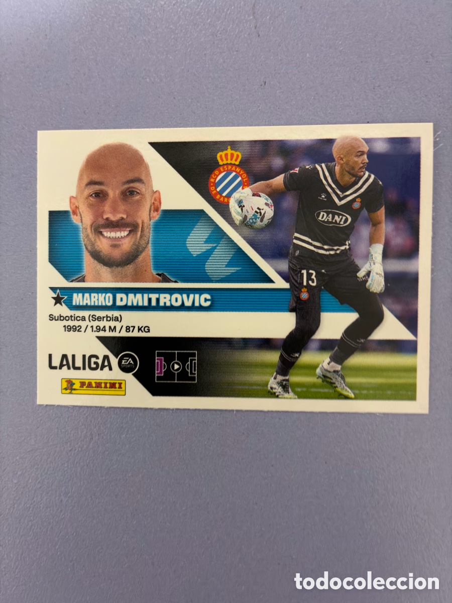 Cromos de f&uacute;tbol: Cromo Marko Dmitrovic N.&ordm; 3 - RCD Espanyol - Colecci&oacute;n Este / Panini Liga 2026-27