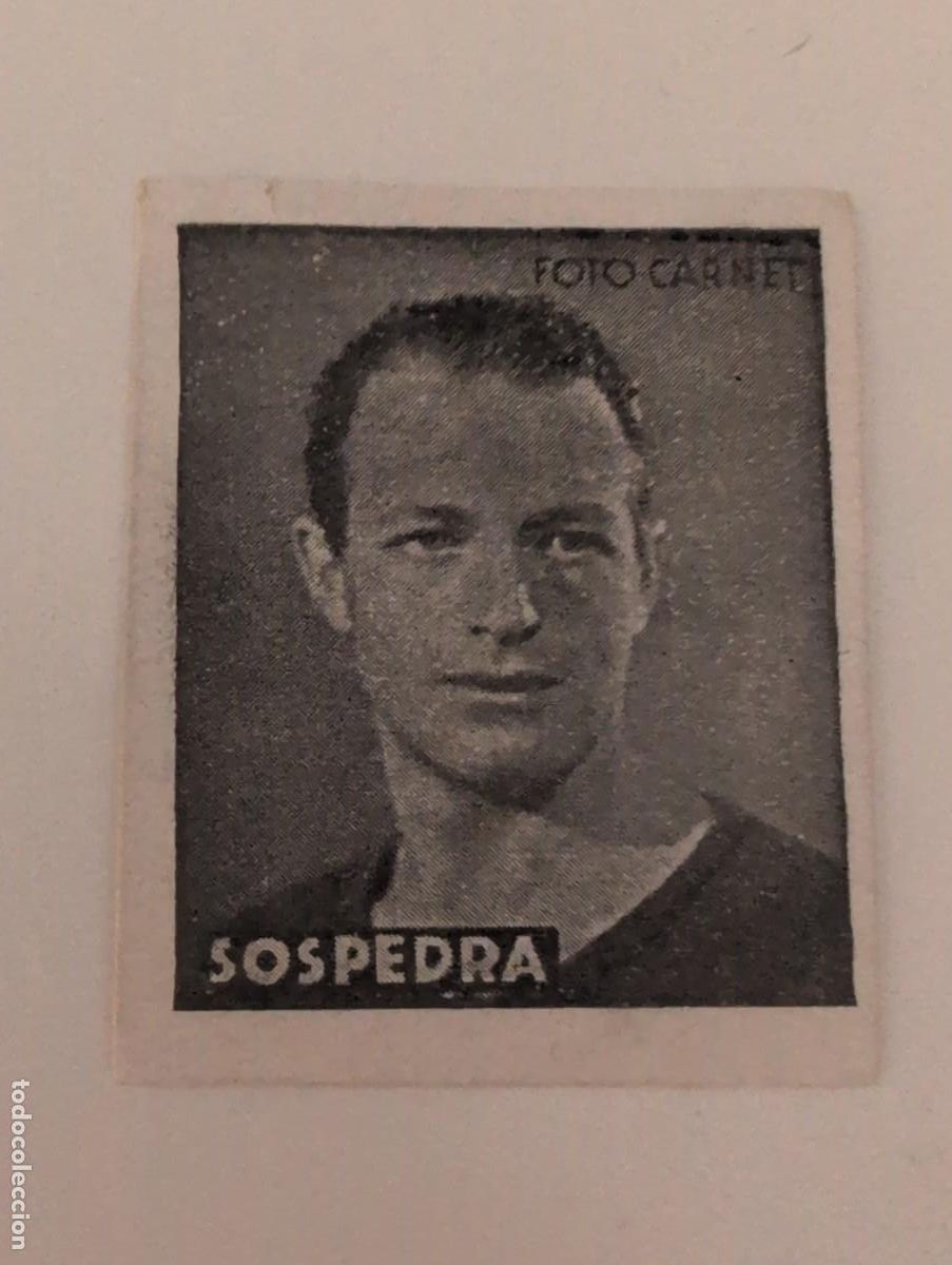 Figurine di Calcio: CROMO SOSPEDRA BARCELONA 1942 1943 1942-43 EDITORIAL CISNE LIBRETA DEPORTIVA LIGA FUTBOL