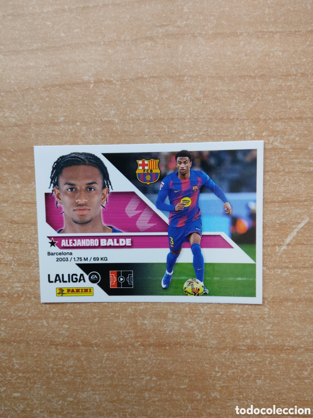 Cromos de f&uacute;tbol: 10 BALDE BARCELONA LIGA ESTE 2026 2027