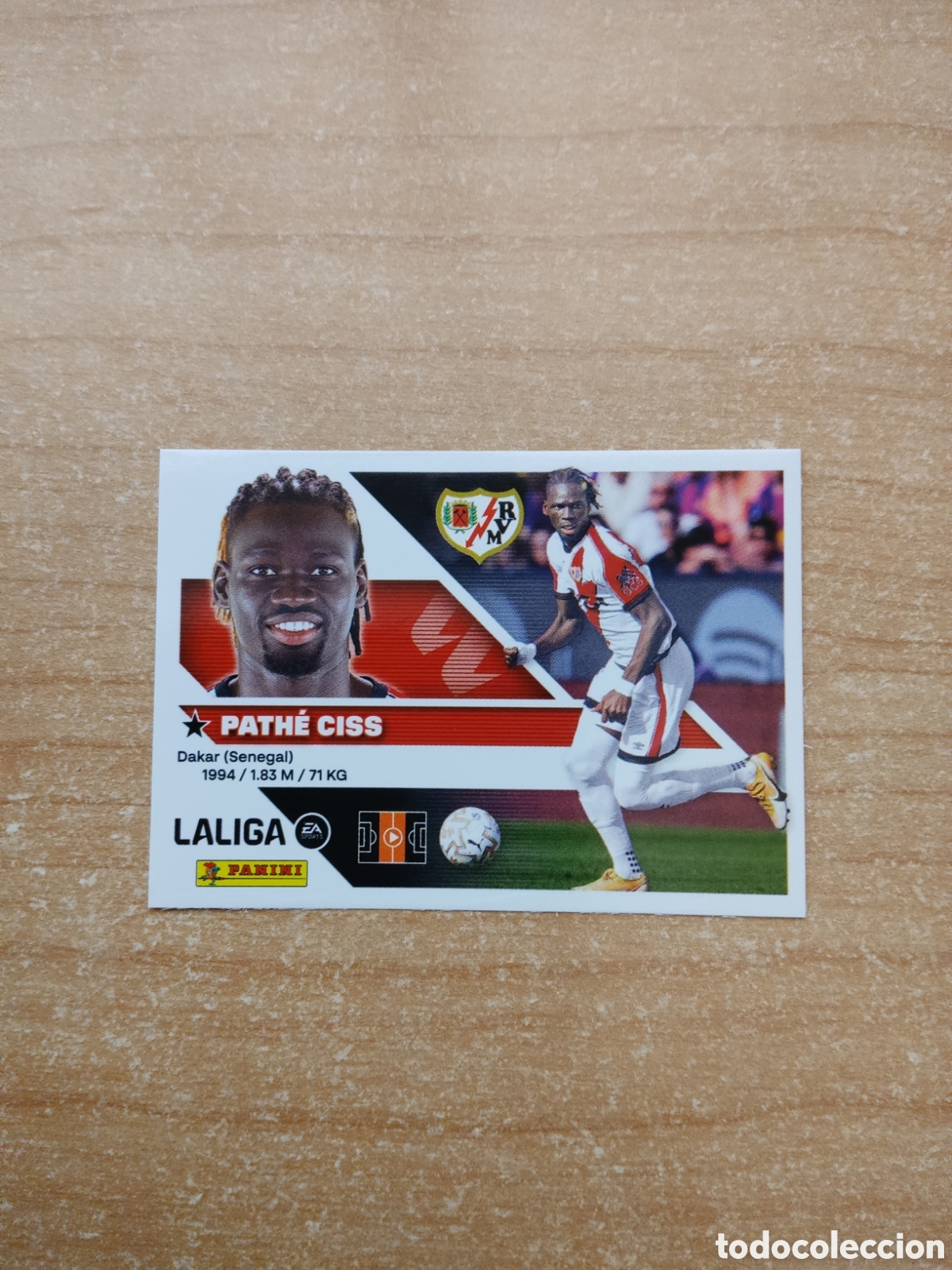 Cromos de f&uacute;tbol: 12 PATHE CISS RAYO VALLECANO LIGA ESTE 2026 2027
