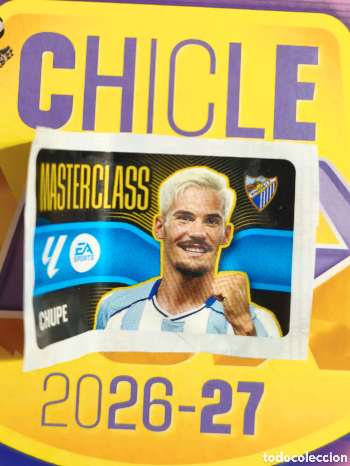 Cromos de f&uacute;tbol: Chupe MASTERCLASS Chicle liga este 26/27 M&aacute;laga