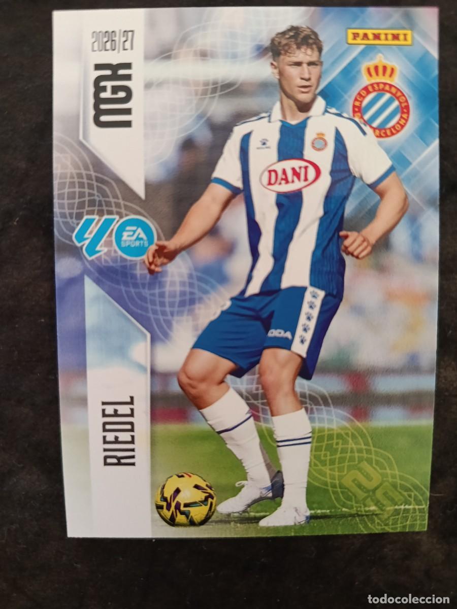 Figurine di Calcio: MGK 2026/27 MEGACRACKS PANINI. #168 RIEDEL. RCD. ESPA&Ntilde;OL