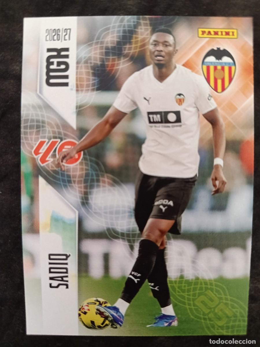 Cartes &agrave; collectionner de Football: MGK 2026/27 MEGACRACKS PANINI. #360 SADIQ. VALENCIA CF.