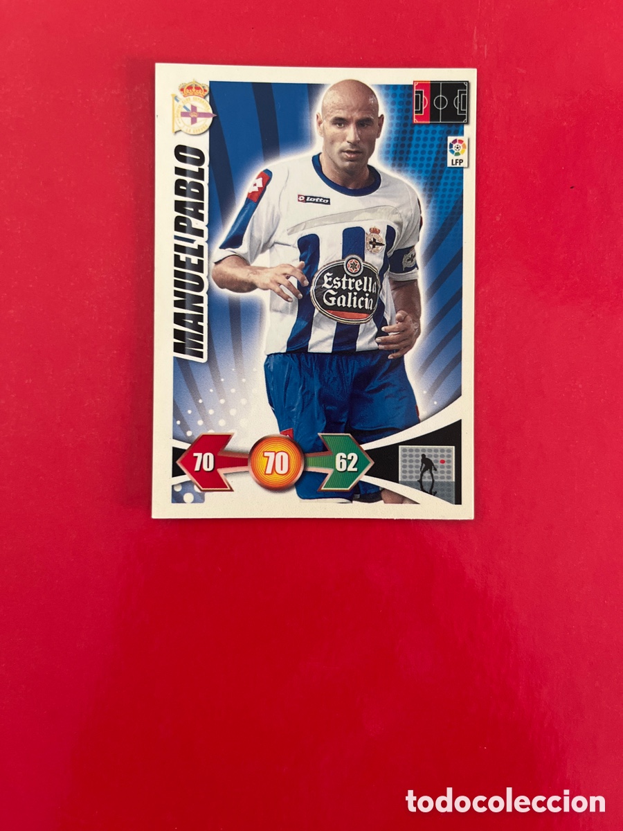 Cromos de f&uacute;tbol: MANUEL PABLO DEPORTIVO DE LA CORU&Ntilde;A 77 ADRENALYN 2009 2010 PANINI XL 09 10 CARTA CROMO FUTBOL