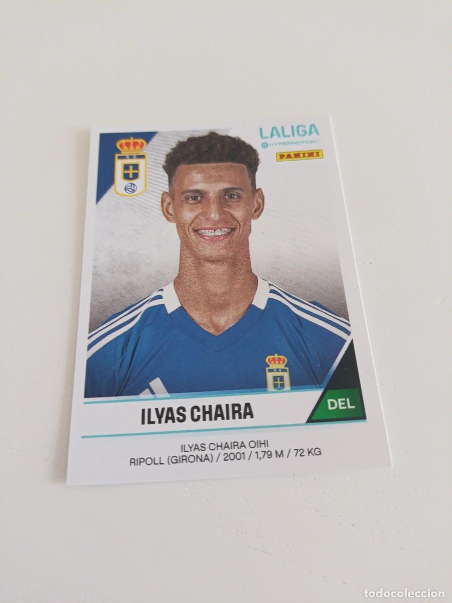 Cromos de f&uacute;tbol: Liga hypermotion 24/25 Ilyas Chaira Oviedo