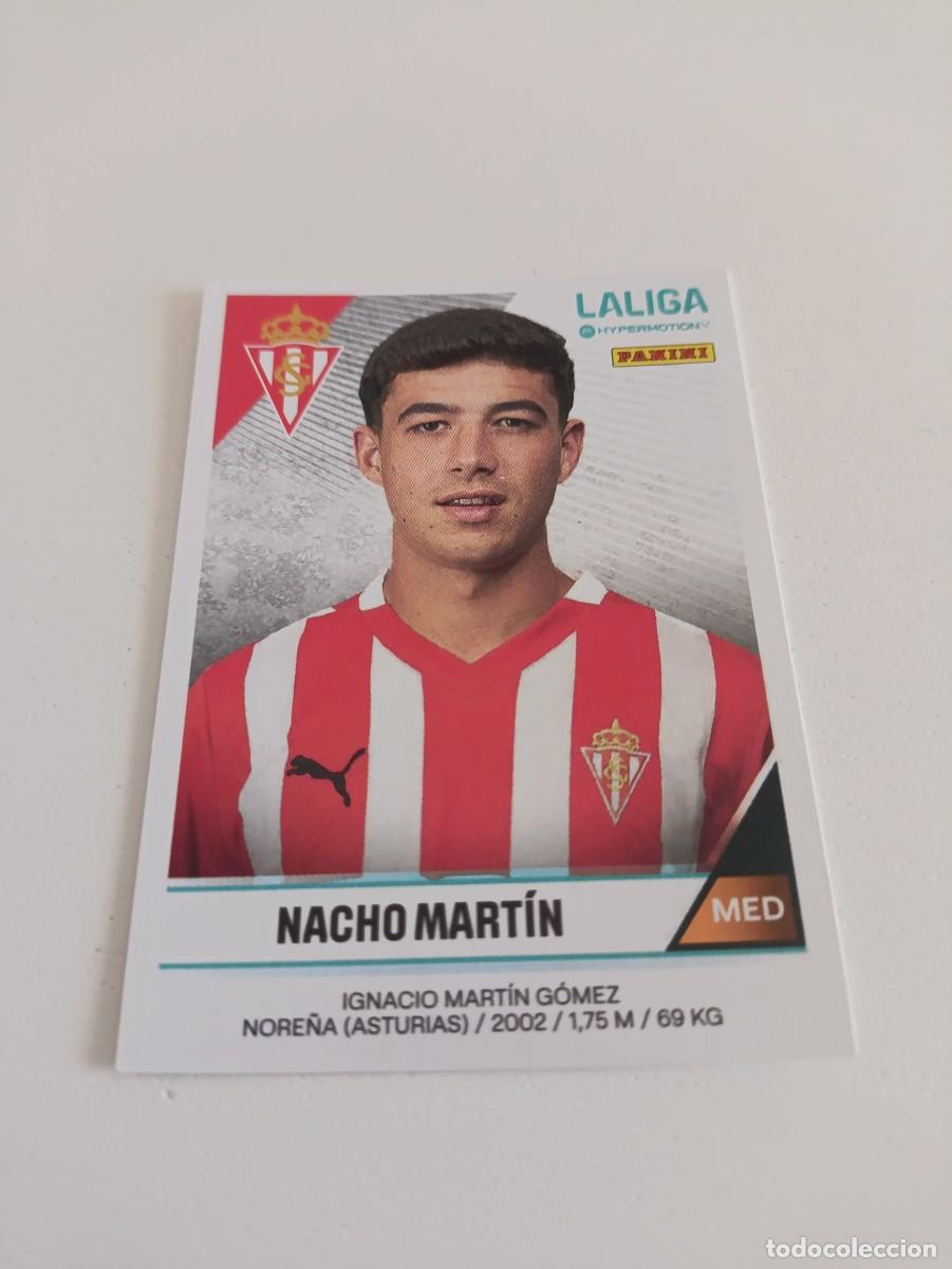 Cromos de f&uacute;tbol: Liga hypermotion 24/25 Nacho Mart&iacute;n Sporting de Gij&oacute;n