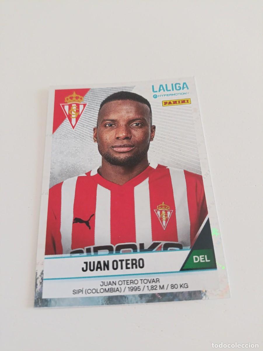 Cromos de f&uacute;tbol: Liga hypermotion 24/25 Juan Otero Sporting de Gij&oacute;n