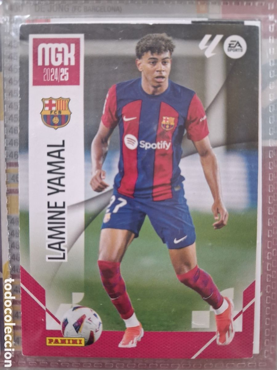 Cromos de f&uacute;tbol: 89 LAMINE YAMAL DEL BARCELONA 2024 2025 MEGACRACKS 24 25 PANINI