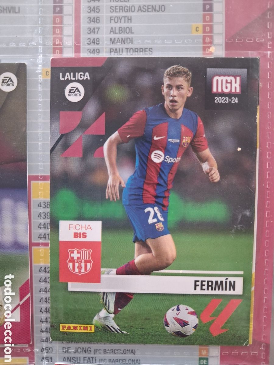 Cromos de f&uacute;tbol: 106 BIS FERMIN (FICHA BIS) FC BARCELONA LIGA 23-24 2023 2024 MEGACRACKS. MGK