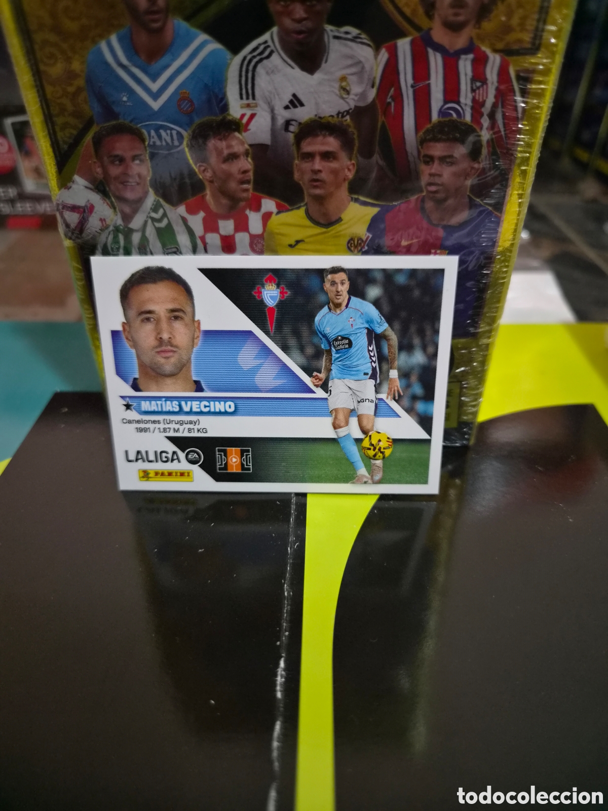 Cromos de f&uacute;tbol: N&deg;14Bis Celta de Vigo Vecino Liga Este 26/27