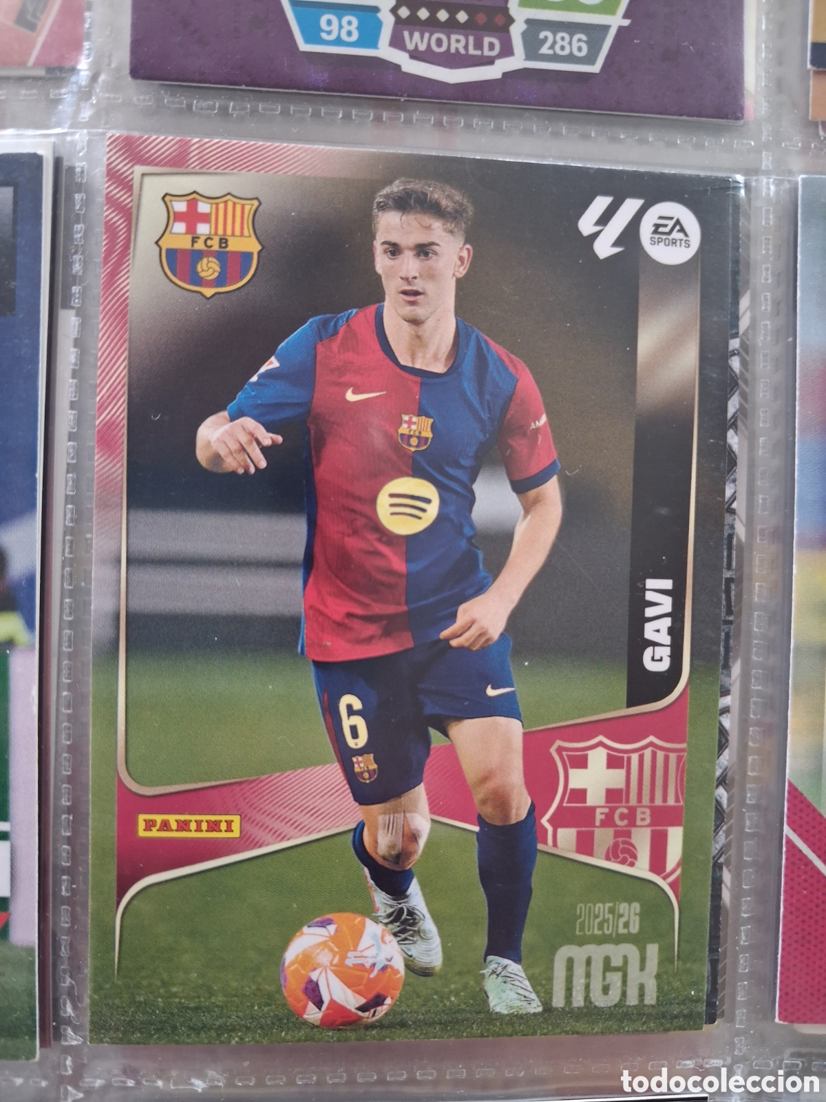 Cromos de f&uacute;tbol: ADRENALYN XL FIFA 365 2025 GAVI - 287 / BARCELONA