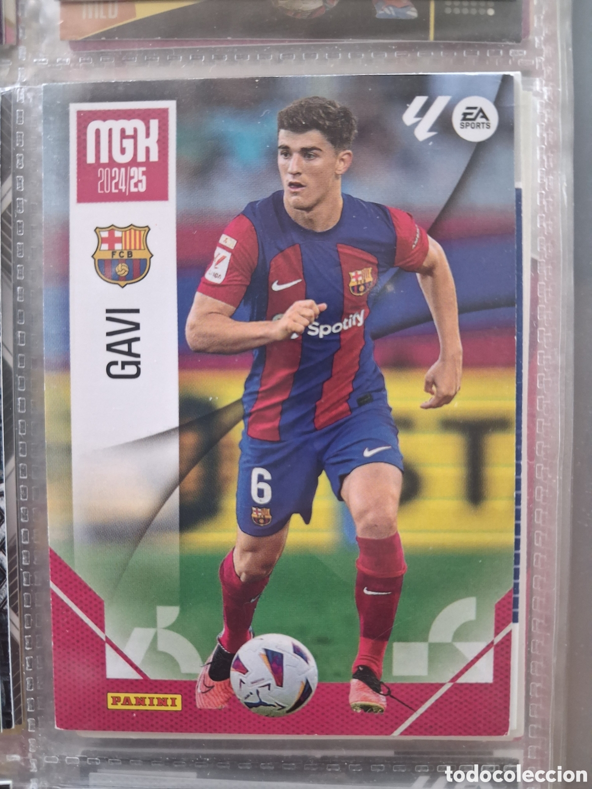 Cromos de f&uacute;tbol: Gavi N&ordm; 84 Bar&ccedil;a (Barcelona) LaLiga Santander Megacracks 2024 2025 Panini 24 25