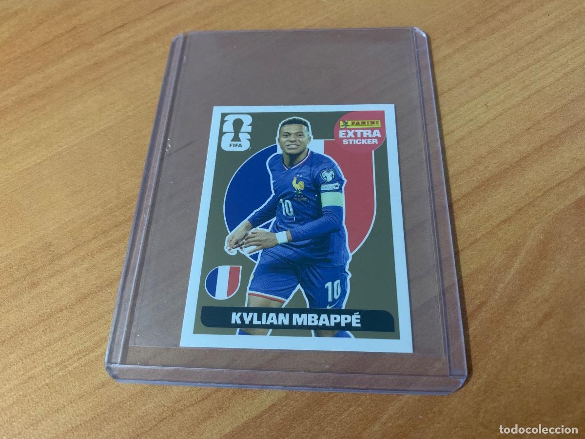 Cromos de f&uacute;tbol: MBAPPE EXTRA STICKER ORO PANINI MUNDIAL 2026