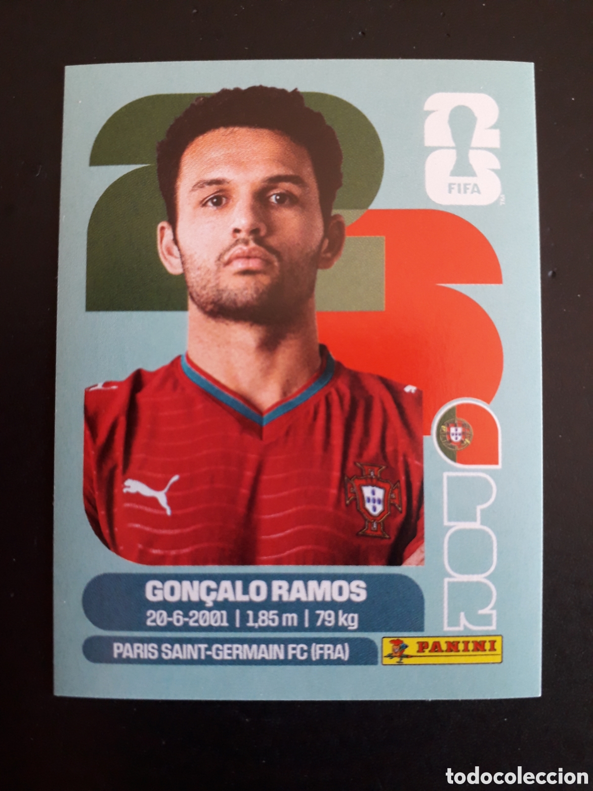 Cromos de f&uacute;tbol: GON&Ccedil;ALO RAMOS PORTUGAL POR 18 MUNDIAL F&Uacute;TBOL 2026 FIFA WORLD CUP PANINI SIN PEGAR PEDIDO M&Iacute;NIMO 3&euro;.