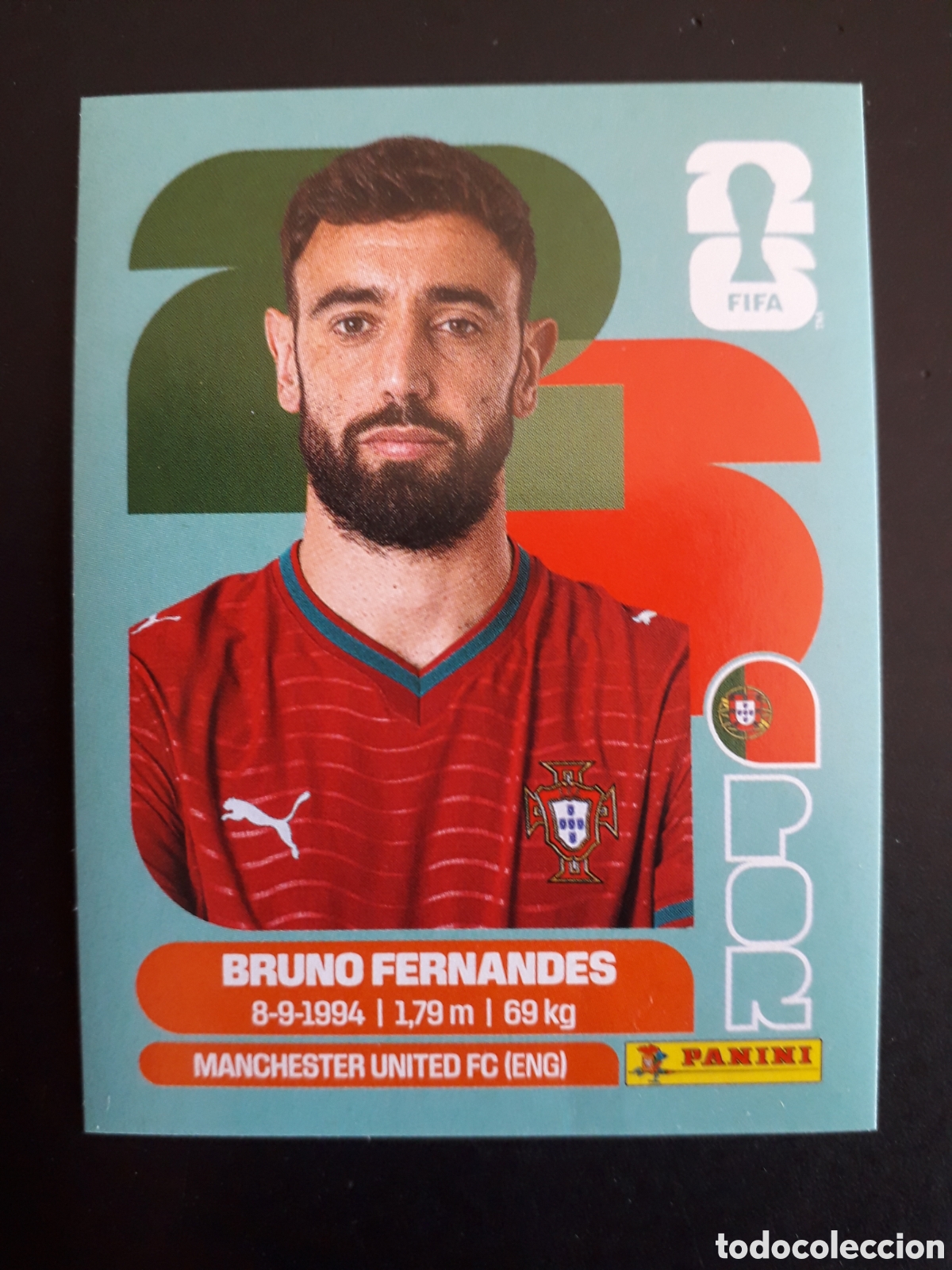 Cromos de f&uacute;tbol: BRUNO FERNANDES PORTUGAL POR 10 MUNDIAL F&Uacute;TBOL 2026 FIFA WORLD CUP PANINI SIN PEGAR PEDIDO M&Iacute;NIMO 3&euro;