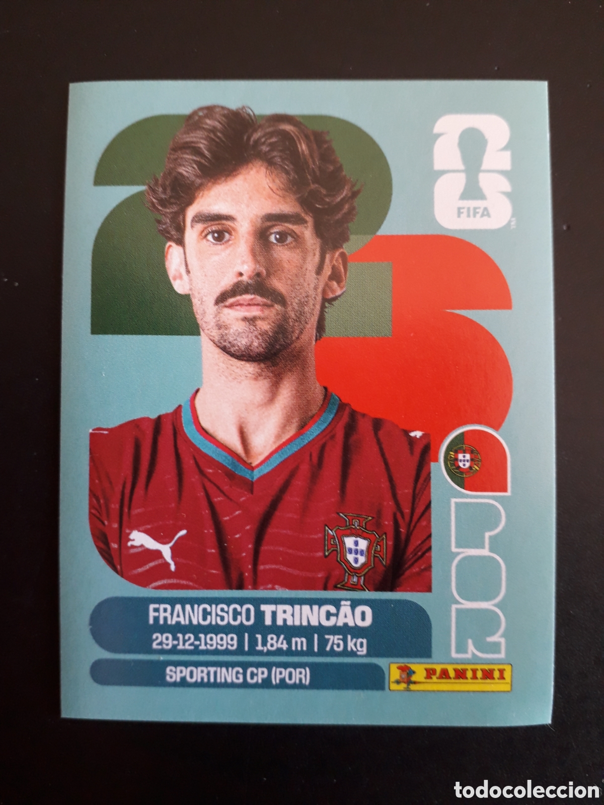 Cromos de f&uacute;tbol: TRINCAO PORTUGAL POR 16 MUNDIAL F&Uacute;TBOL 2026 FIFA WORLD CUP PANINI SIN PEGAR PEDIDO M&Iacute;NIMO 3&euro;
