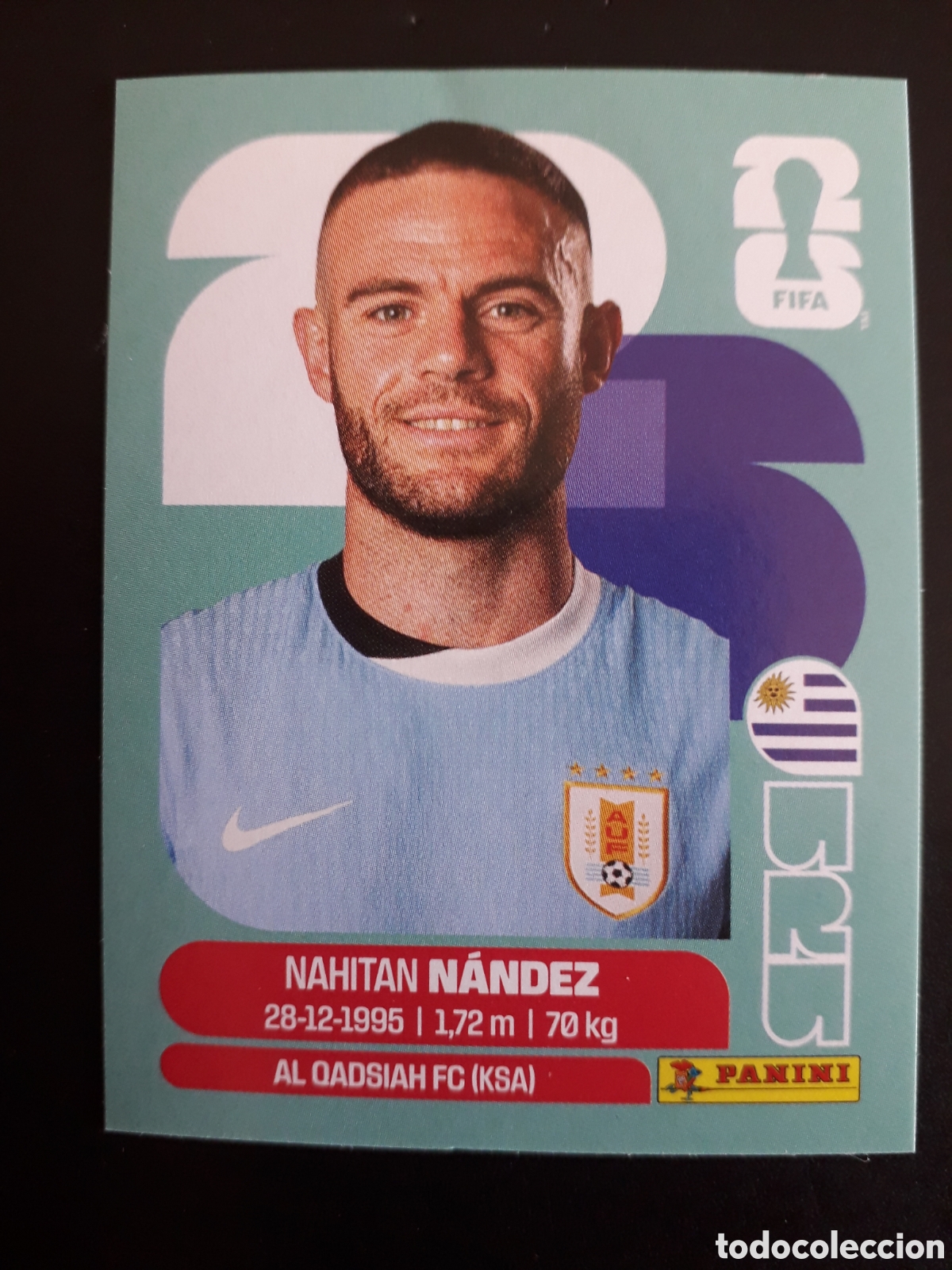 Cromos de f&uacute;tbol: N&Aacute;NDEZ URUGUAY URU 9 MUNDIAL F&Uacute;TBOL 2026 FIFA WORLD CUP PANINI SIN PEGAR PEDIDO M&Iacute;NIMO 3&euro;.