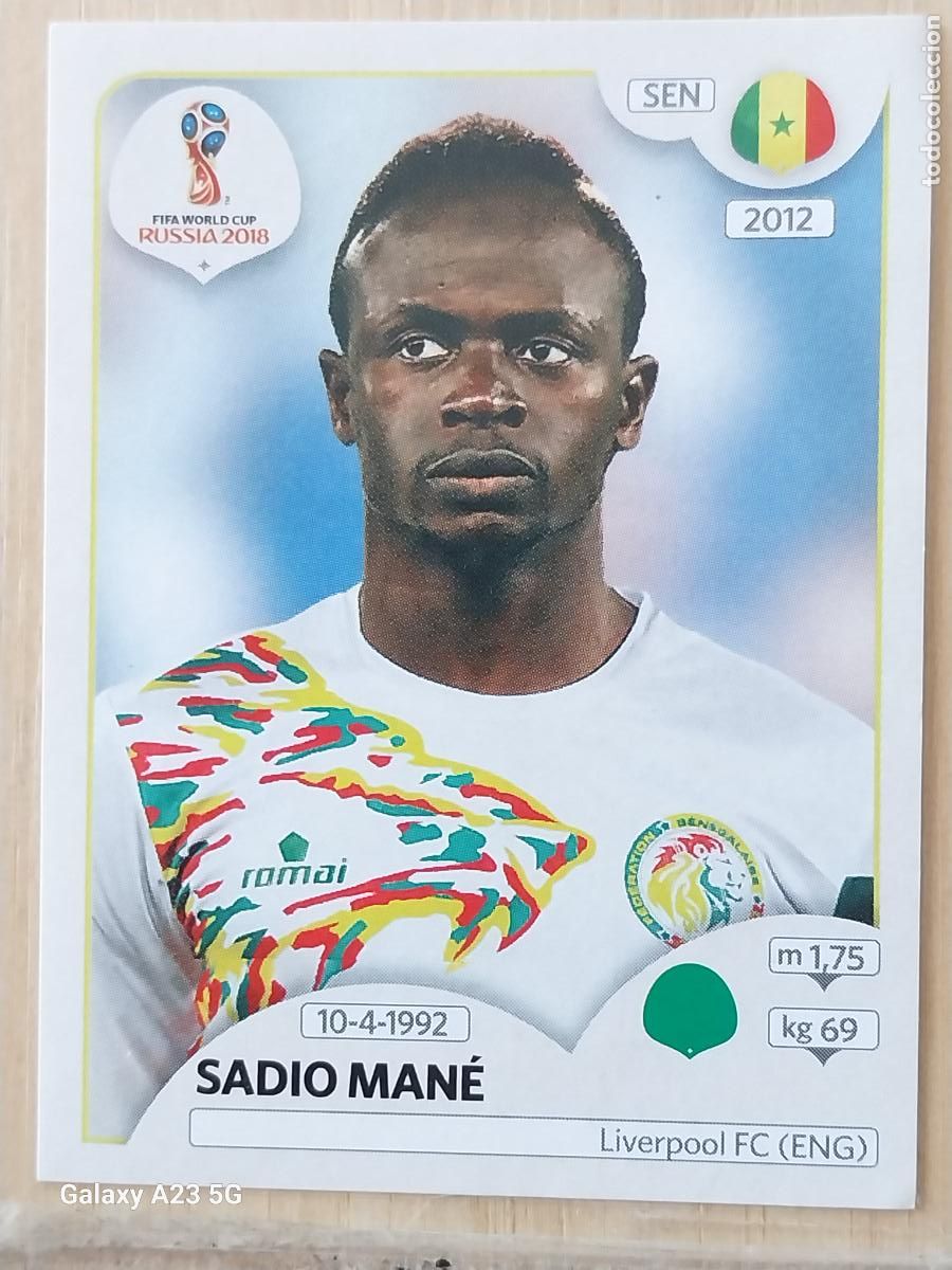 Figurine di Calcio: 625 * MAN&Eacute; SENEGAL RUSSIA RUSIA 2018 WORLD CUP CROMO SIN PEGAR NUNCA ORIGINAL PANINI